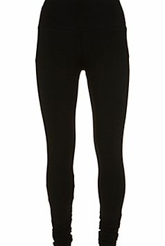 Ruched Leggings, Black