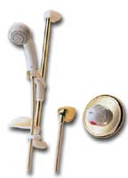 Mira 415 Combiforce Shower BIV White & Gold