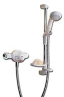 Mira 415 Combiforce Shower EV White & Chrome