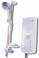 Mira Advance ATL Memory Thermostatic Electric Shower 9.8Kw White / Chrome