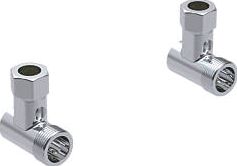 Mira, 1228[^]3518F Bar Valve Shower Elbow Kit Chrome 3518F