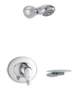Mira Combi Flow Shower BIR All Chrome