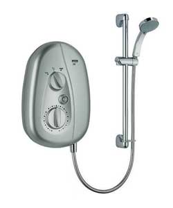 Mira Go Satin Chrome 8.5kW Electric Shower