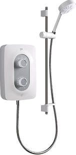 Mira, 1228[^]9513G Isle Electric Shower White/Grey 9.5kW 9513G
