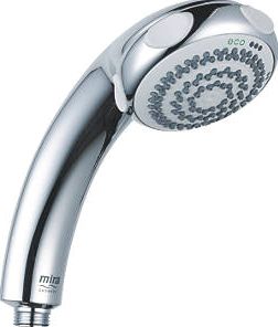 Mira, 1228[^]5353G Logic Hand Shower Flexible Chrome 90 x 80mm