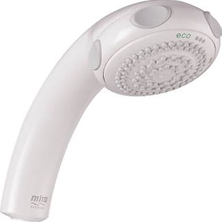 Mira, 1228[^]1226G Logic Hand Shower Flexible White 9 x 199mm