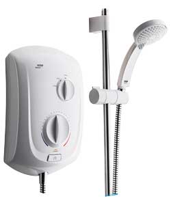 Move 8.5kW White & Chrome Electric Shower