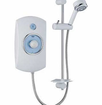 Mira Orbis 9kw Electric Shower - White/Chrome