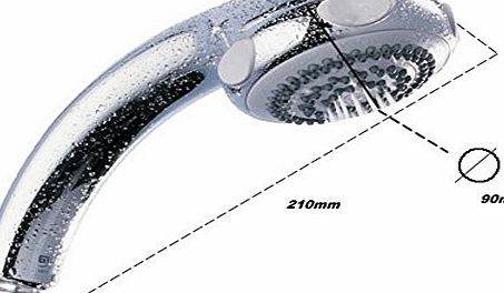 Mira Showers Mira Logic Adjustable 4 Spray Rub Clean Shower Head (Fits All Hoses, Works With Any Shower)