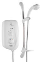 Sport Electric Shower 7.5kw White and Chrome