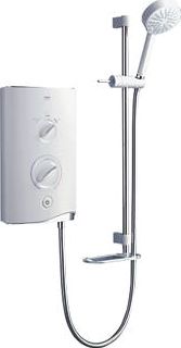 Mira Sport Electric Shower White/Chrome 10.8kW