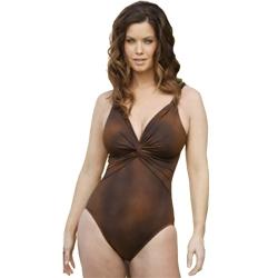 Miraclesuit Triple Espresso Pandora Swimsuit - Chocolate