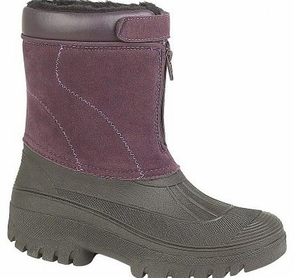 Mirak Venture Waterproof Ladies Boot / Ladies Boots / Textile/Weather Wellingtons (38 EUR) (Purple)