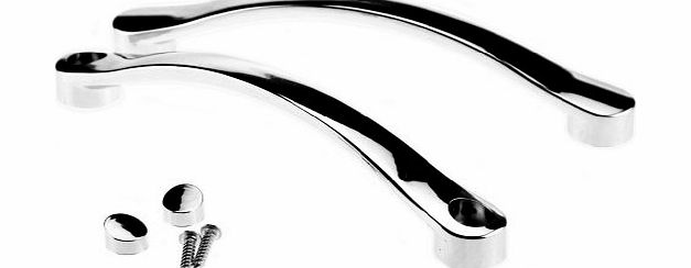 Mirco Trader Chromed Shower Bath Door Handle Knob Arc shape