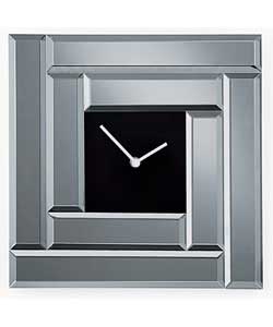 Mirror Glass Wall Clock