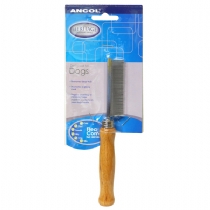 Ancol Wooden Handle Flea Comb Single