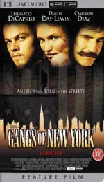 Miscellaneous Gangs Of New York UMD Movie PSP