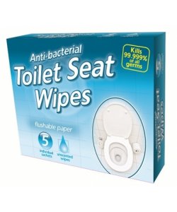 Miscellaneous TOILET SEAT WIPES X 5