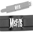 Misfits Logo Leather Wristband