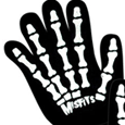 Misfits Skeleton Gloves