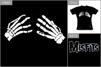 Misfits (Skeleton Hands) Skinny T-shirt