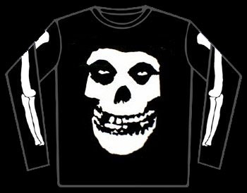 The Misfits Bones Long Sleeved T-Shirt