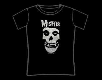 Misfits, The The Misfits Glitter Fiend Skinny T-Shirt