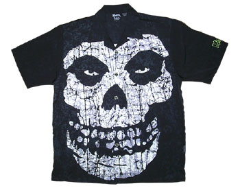 The Misfits Skull Distressed Club Shirt