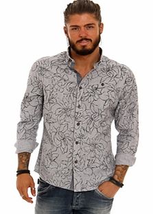 Mish Mash Jeans Mish Mash Wild Grey Floral Shirt