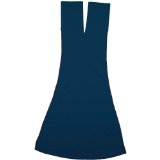 American Apparel - Baby Rib Cut-Out Dress, Navy, One Size