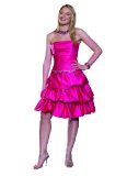 Annas Short Prom Dress Fuschia - 10