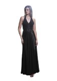 Miso Dynasty Lilys Evening Dress Black - 10