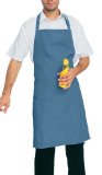 Premier Vintage Washed Bib Apron, Washed Dark Denim