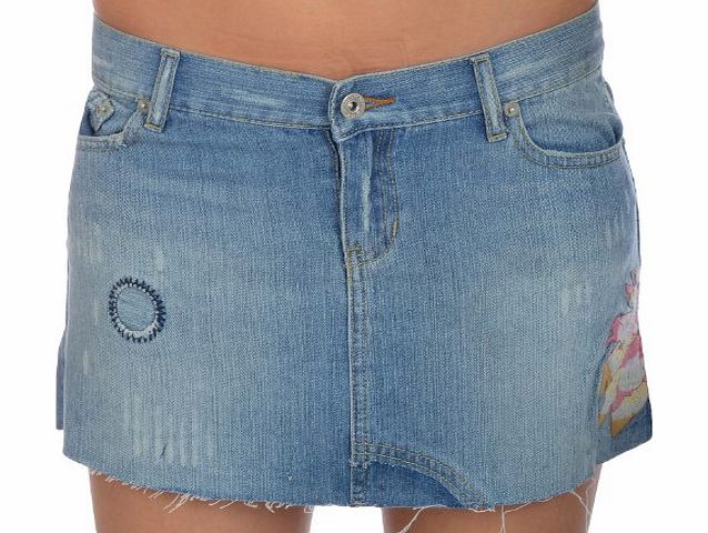 Miss Posh Womens Ladies Denim Jean Mini Short Skirt - 14
