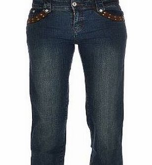 Miss Posh Womens Regular Fit Washed Denim Jeans - 8