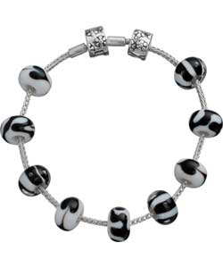 Miss Rhona Sterling Silver Childs Black Bead