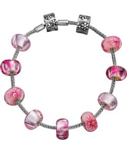 Miss Rhona Sterling Silver Childs Pink Bead