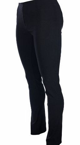 Miss Sexies Girls School Trousers Black Skinny Stretch Hipster Miss Sexies (8 UK, Black Zip- Short Length (29`` Inside Leg))