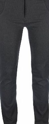 Miss Sexies Girls School Trousers Stretch Hipster 31`` Inside Leg (10, Charcoal Grey)