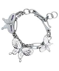 Miss Sixty Butterfly Charm Bracelet