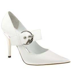Miss Sixty Female Mary Ursula Bar Court Leather Upper Evening in White