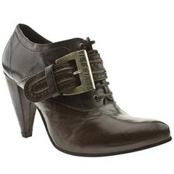 Miss Sixty Female Miss Sixty Cecilia Leather Upper Casual in Dark Brown