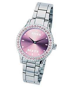 Girls Bracelet Style with Pink Dial Watch