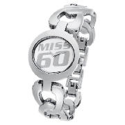 Miss Sixty Silver Cross Bracelet Watch