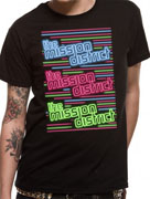 Mission District (Neon Logos) Mens T-shirt
