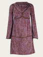 MISSONI DRESSES PURPLE 40 MIS-S-BAROCCO