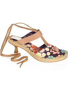 Missoni Floral Kitten Heel Espadrilles