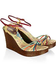 Missoni Floral Print Wedges