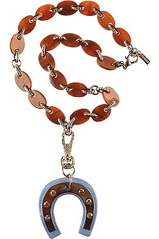 Missoni Horseshoe charm necklace