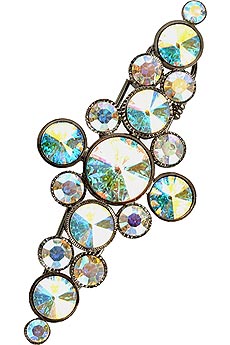 Missoni Kaleidoscope crystal brooch